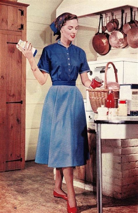 1950s housewife style|perfect housewife of the 1950s.